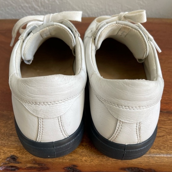 ecco White Leather Sneaker Size: 44 extra wide - Picture 5 of 9